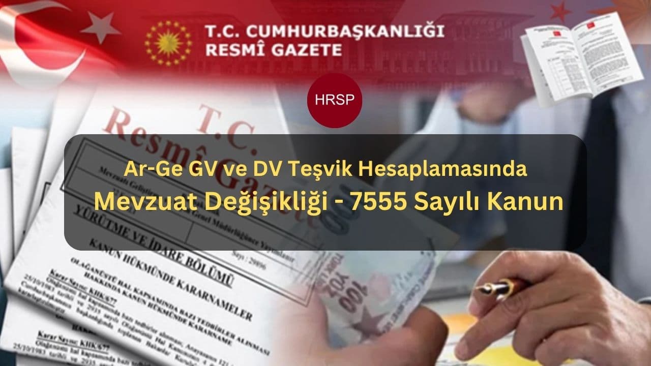 Ar-Ge GV ve DV Teşvik Hesaplaması